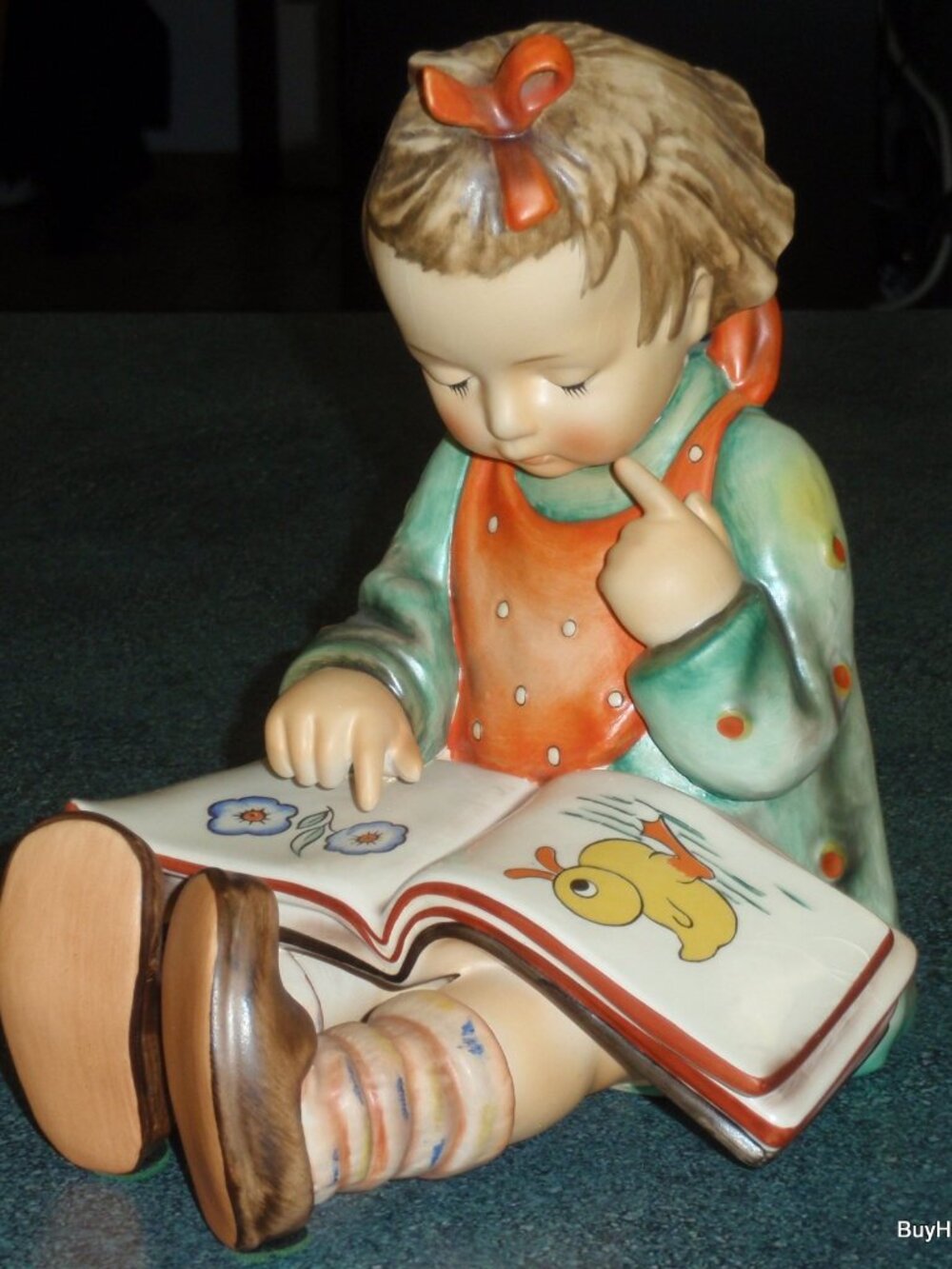 HUGE 8" Version Goebel Hummel "Bookworm Girl" #3/II TMK5 - RARE CHRISTMAS GIFT!